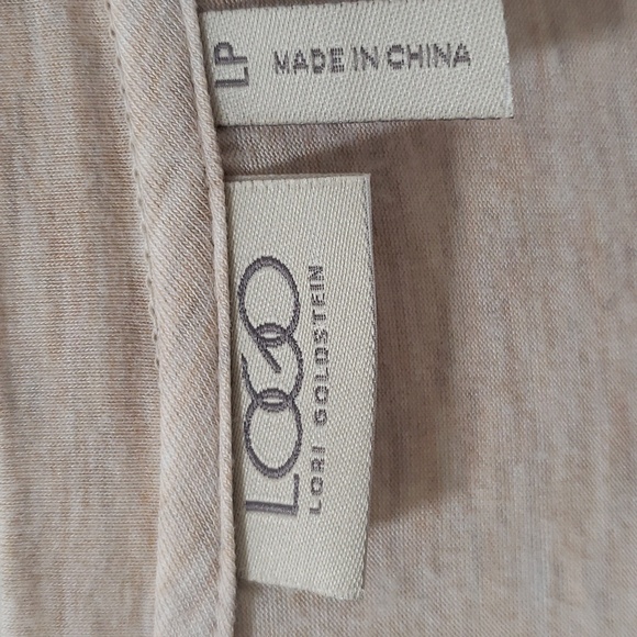 LOGO Lori Goldstein Super Soft Lace and Satin and Rayon High/Low Hem Tunic - Picture 6 of 8